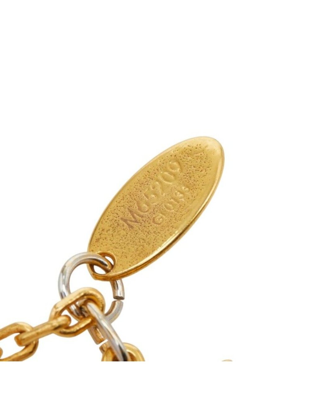 ★SOLD★ Louis Vuitton Bracelet Gambling Gold Blue Plated Swarovski - Picture 4 of 6